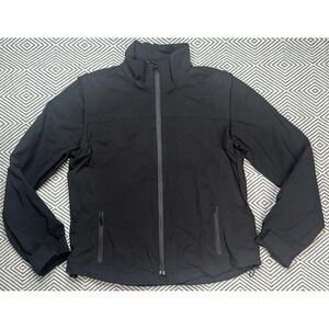 Tilley Women's Black Convertible Removable Sleeve Jacket Size Large